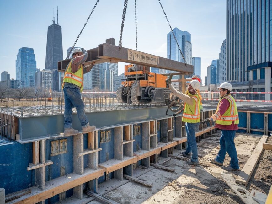 Połączenie starego fundamentu z nowym w budownictwie